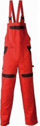 Pantaloni cu pieptar Cool Trend - Rosu/Negru