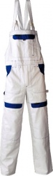 Pantaloni cu pieptar Cool Trend - Alb/Albastru