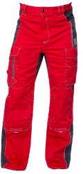 Pantaloni Vision - Rosu/Gri