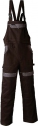 Pantaloni cu pieptar Cool Trend - Negru/Gri