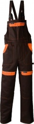 Pantaloni cu pieptar Cool Trend - Negru/Portocaliu
