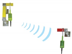 Indicator de corespondenta faza cu emisie in radioreceptie