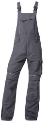 Pantaloni pieptar Urban - Gri inchis