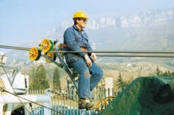 Carucior pentru inspectare conductori