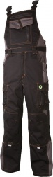 Pantaloni cu pieptar Vision - Negru