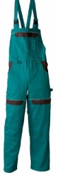 Pantaloni cu pieptar Cool Trend - Verde/Negru