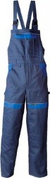 Pantaloni cu pieptar Cool Trend - Bleumarin/Albastru