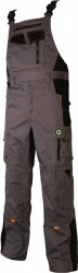 Pantaloni cu pieptar Vision - Gri