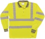 Tricou Polo reflectorizant cu maneca lunga