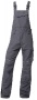 Pantaloni pieptar Urban - Gri inchis