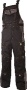 Pantaloni cu pieptar Vision - Negru