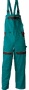 Pantaloni cu pieptar Cool Trend - Verde/Negru